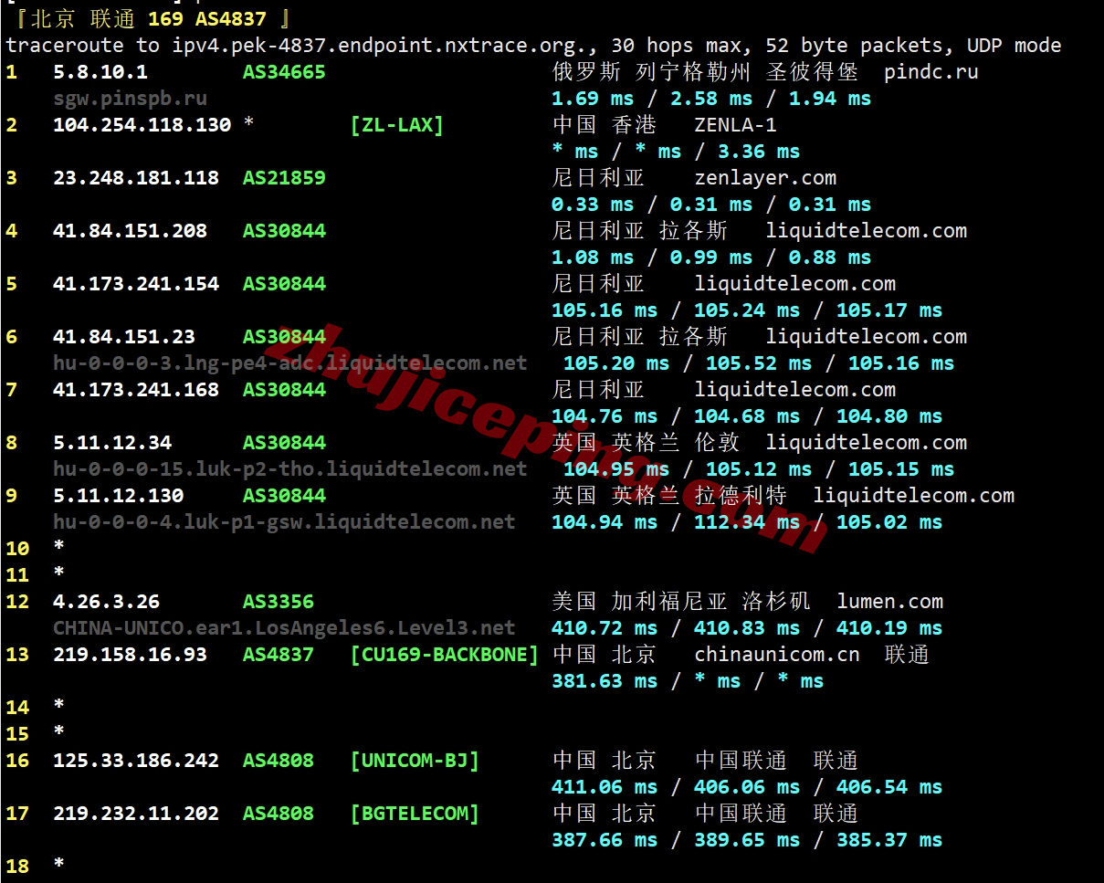 zllagos21 zenlayer尼日利亚云服务器测评，解锁TikTok等，10G大带宽畅联全非洲/中东