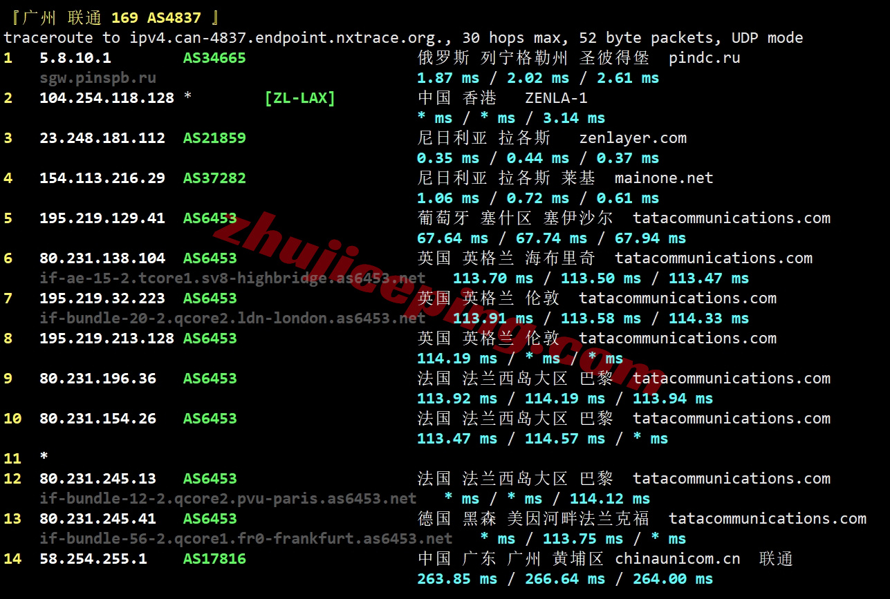 zllagos23 zenlayer尼日利亚云服务器测评，解锁TikTok等，10G大带宽畅联全非洲/中东