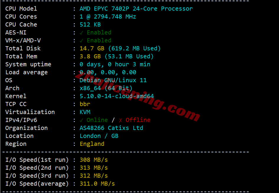 gc9uk1 详细测评goodlyclouds英国VPS：住宅双ISP IP、AS9929高端网络，速度快/解锁流媒体