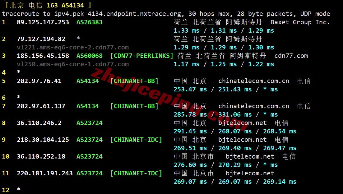 jh4ams19 justhost荷兰VPS(ams4机房)测评，高性能配置，解锁TikTok等流媒体