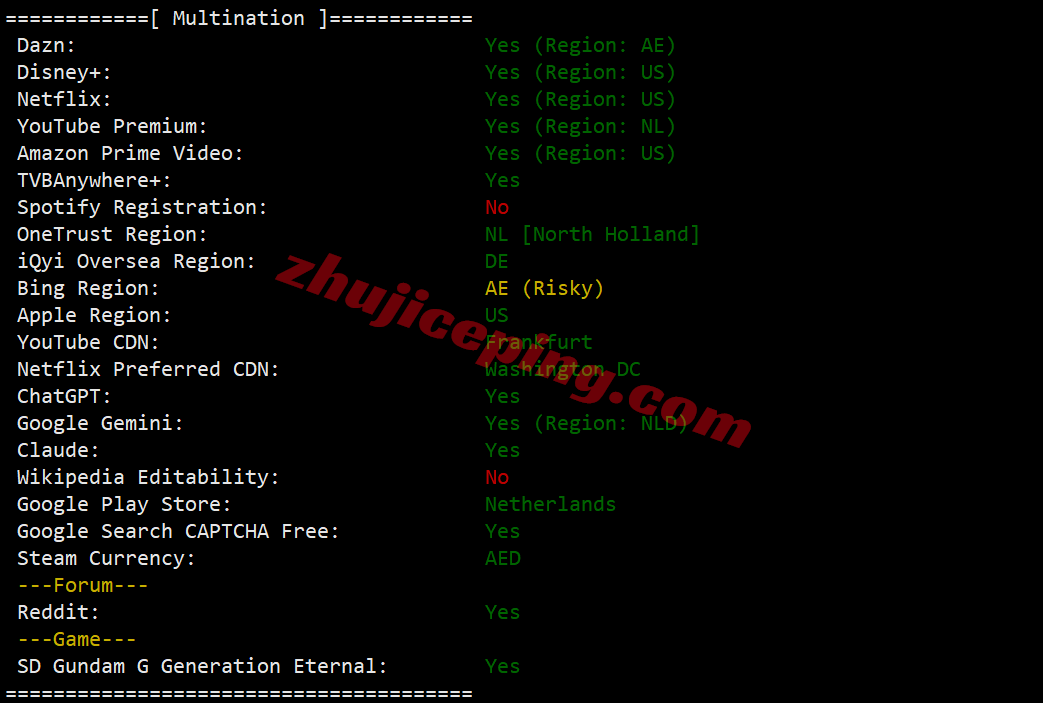 jh4ams31 justhost荷兰VPS(ams4机房)测评，高性能配置，解锁TikTok等流媒体