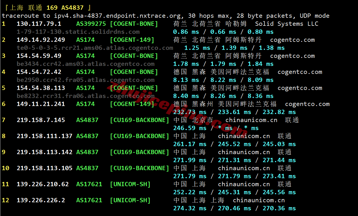 uqnl26 uqidc荷兰VPS测评,原生IP解锁流媒体效果好,网络建议中转