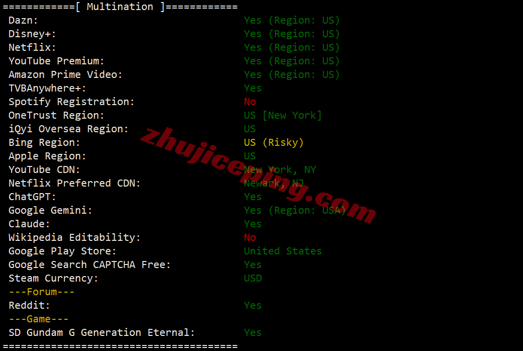 busnj32 搬瓦工美国新泽西(USNJ)机房的VPS测评，解锁TikTok/AI，不适合电信用户