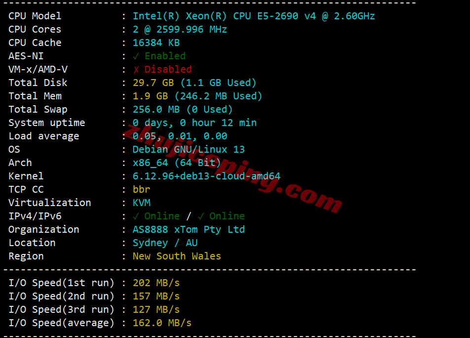 V.PS Australia VPS Review: Triple-Network AS9929 High-Speed Line, Unlocks TikTok/AI/Netflix/ABC/SBS/7plus/Channel 9/10 - Image 2