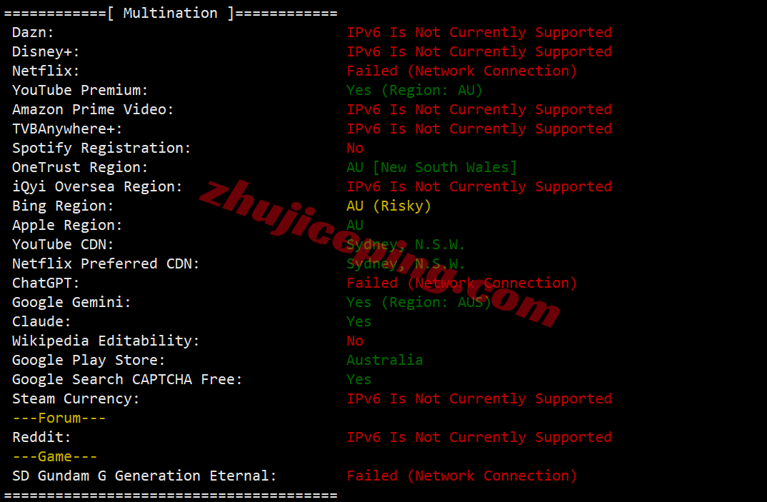 V.PS Australia VPS Review: Triple-Network AS9929 High-Speed Line, Unlocks TikTok/AI/Netflix/ABC/SBS/7plus/Channel 9/10 - Image 8