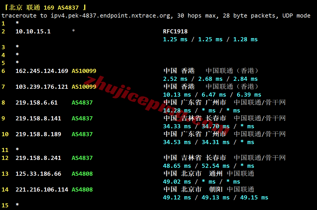 ythk22 云途香港将军澳/TKO测评,美国原生IP,三网均直连全天速度给力