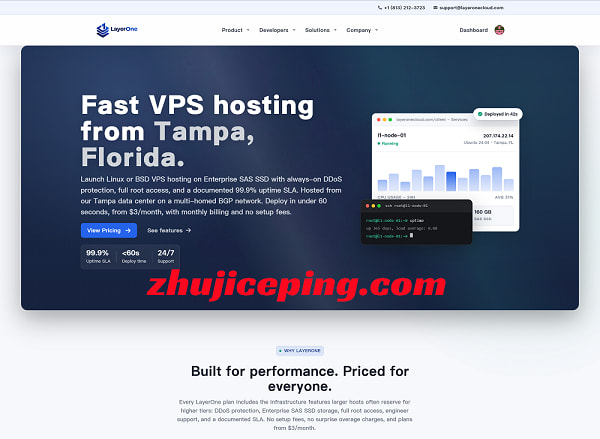 layeronecloud美国VPS低至$17.99/年,免费L3/L4 DDoS防御-国外主机测评