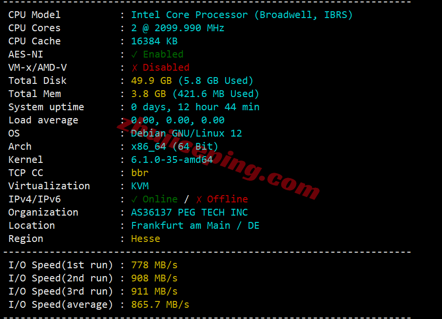 rakde_28 raksmart德国VPS(国际BGP线路)测评,解锁TikTok等,联通用户友好