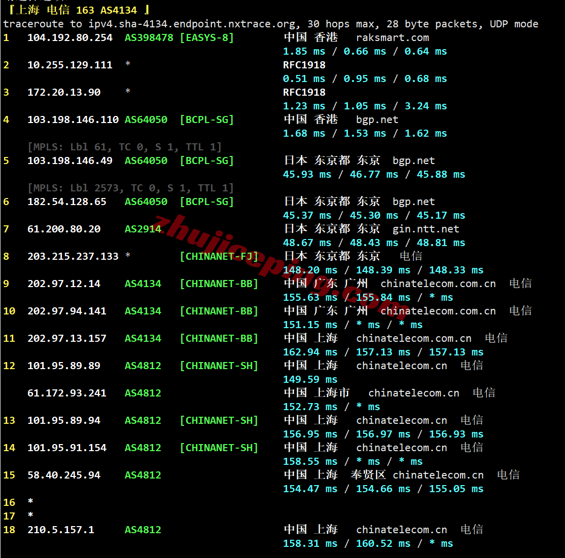 rakhk_25 raksmart香港VPS(国际BGP)测评，比较适合移动用户群体