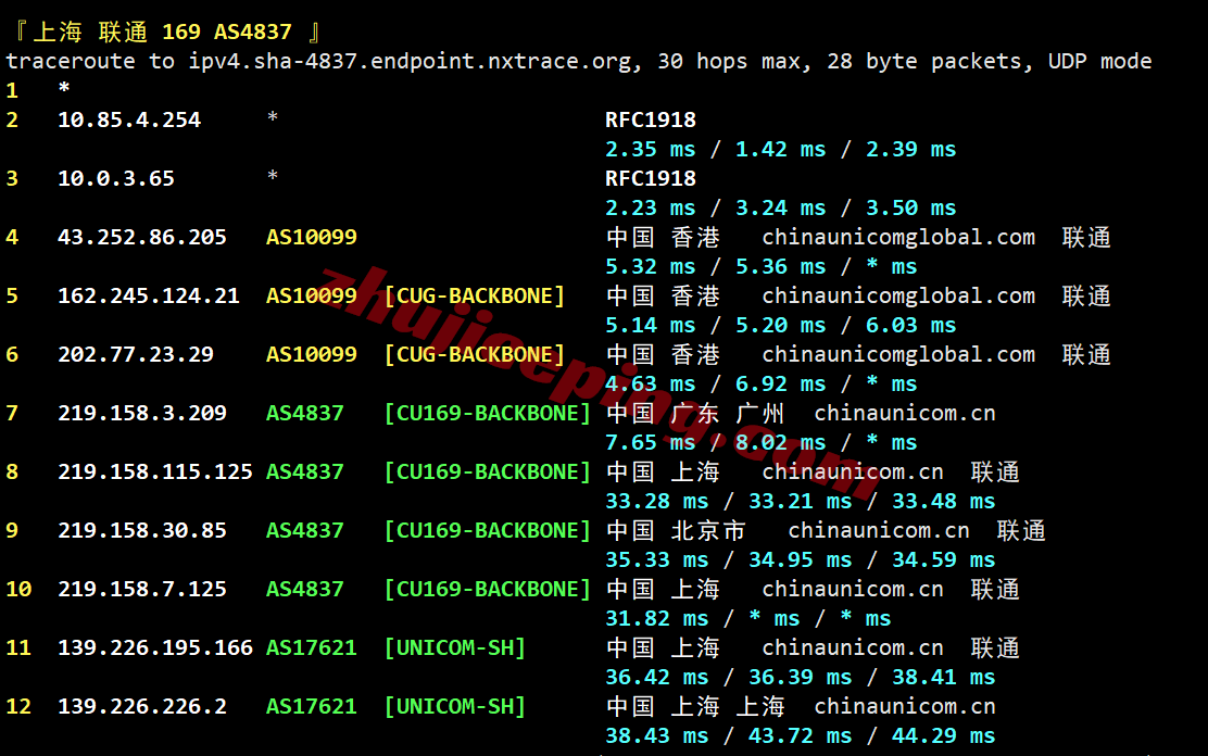 kvmlah24 kvmla香港vps测评：电信/联通回程走AS4837、移动回程CMI，可解锁部分流媒体