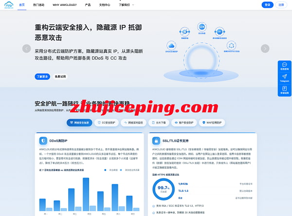 AIWcloud香港高防CDN,攻击不绕/含大陆节点/免实名/免备案,解决三网屏蔽-国外主机测评