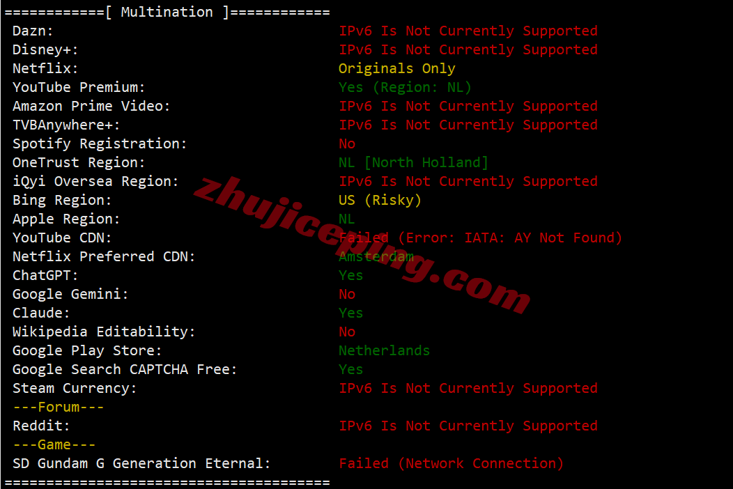 sharknl36 sharktech荷兰VPS测评:原生美国IPv4&v6,性能较强,网路不算差