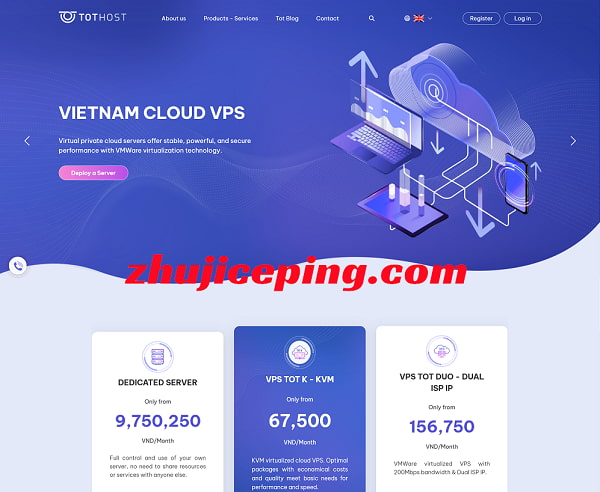 tothost5周年庆,越南VPS低至6折,原生IP/不限流量,提供Windows系统-国外主机测评